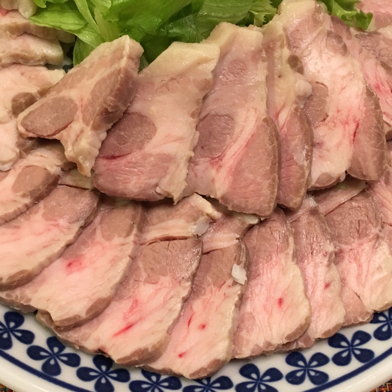 ルクエで☆豚かたまり肉の生姜蒸し