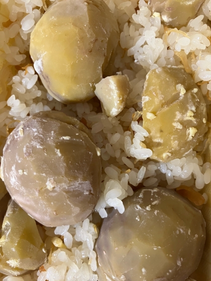炊飯器で手軽に栗おこわ