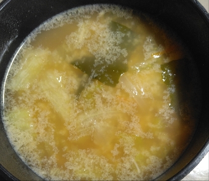 ♦️栄養たっぷり ニラ玉お味噌汁