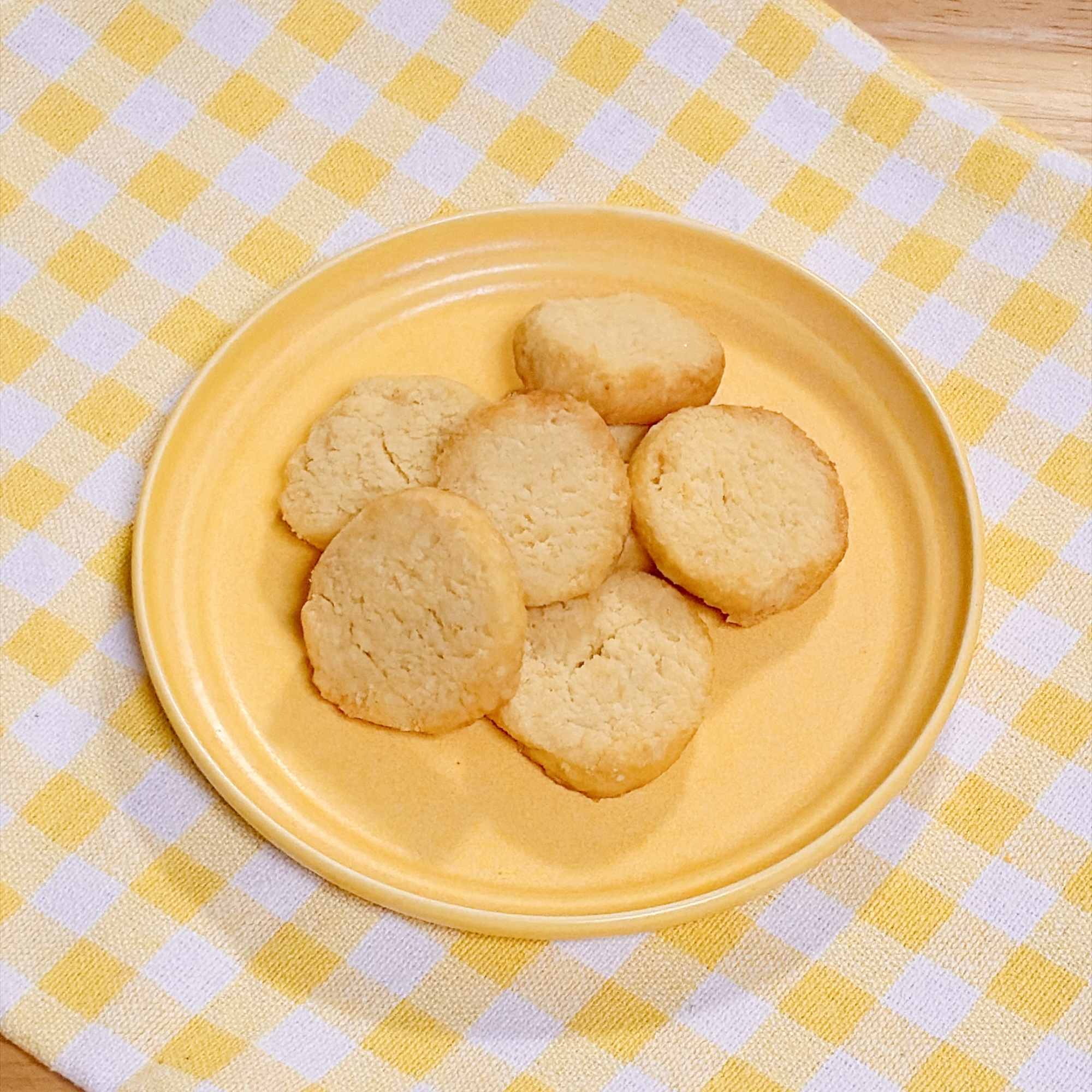 ○米粉卵黄でホロホロクッキー○