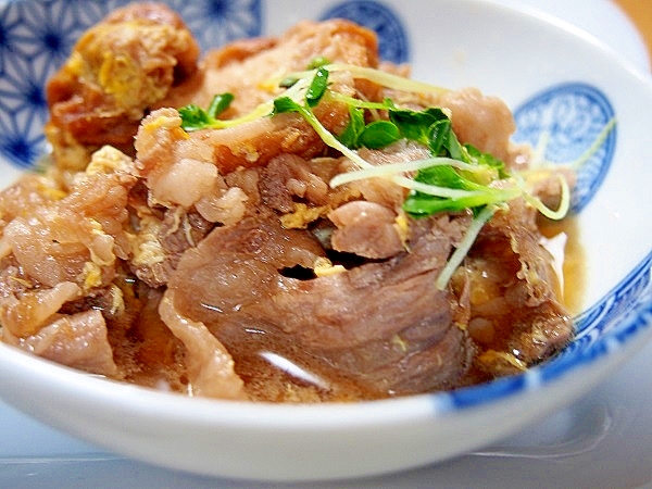 仙台麩と牛肉の煮物