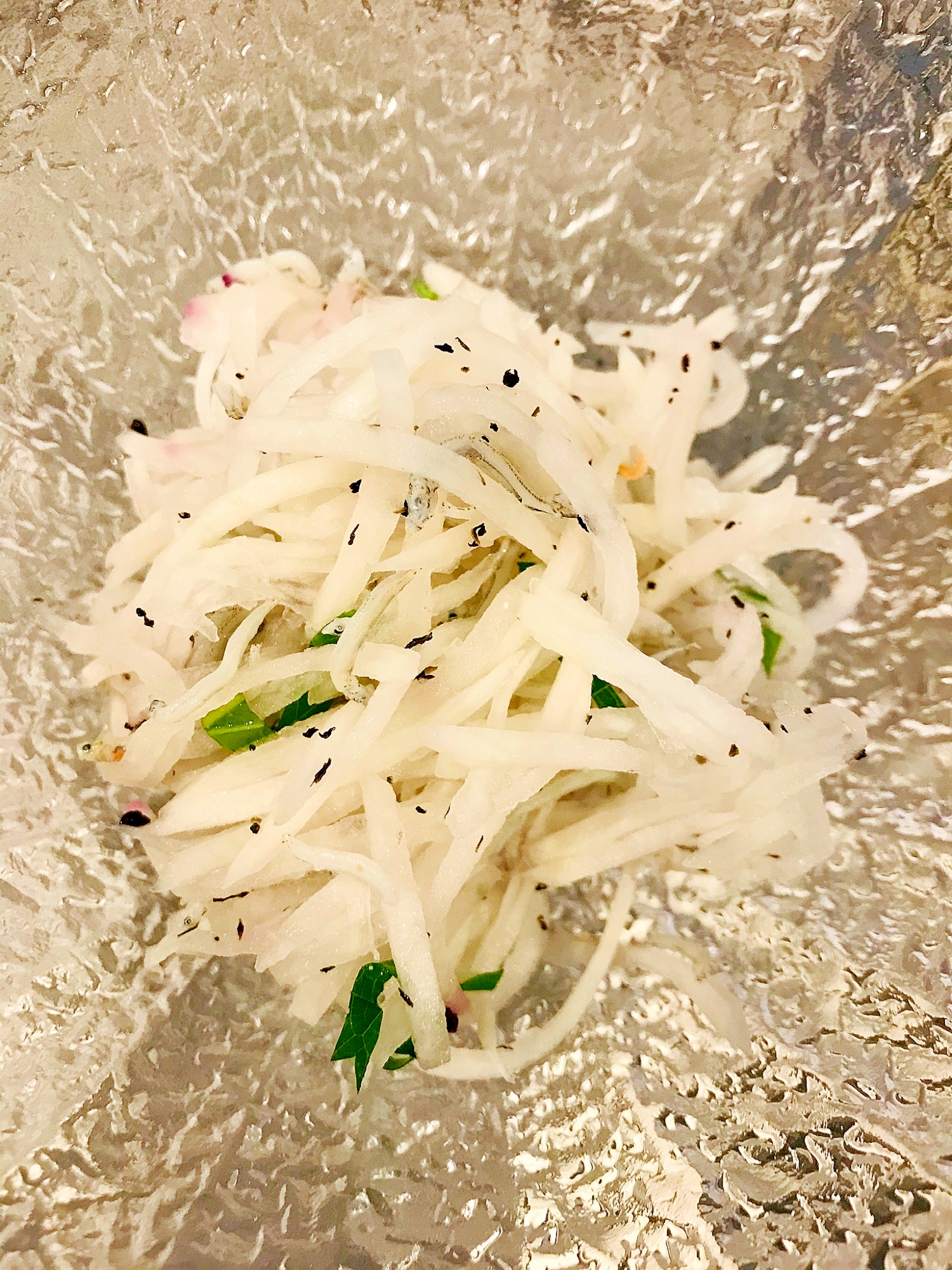 大根と紫蘇のゆかり＆しらす漬け