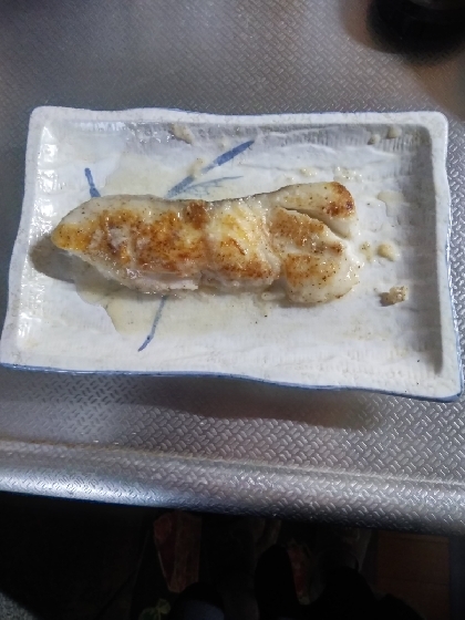 白身魚のバター焼き
