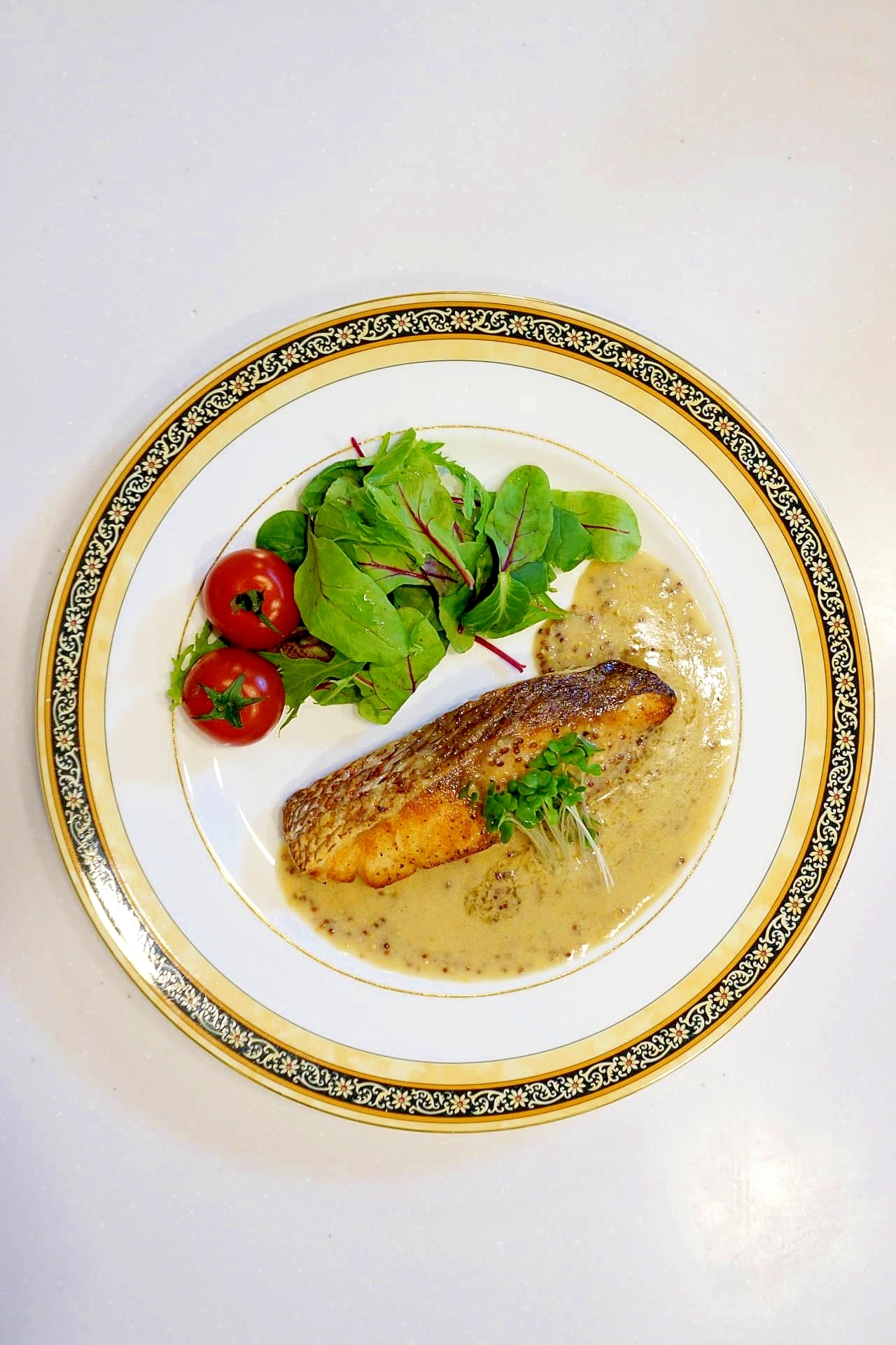 黄金比率 マスタードクリームソースの作り方 レシピ 作り方 By Oppeke22 楽天レシピ