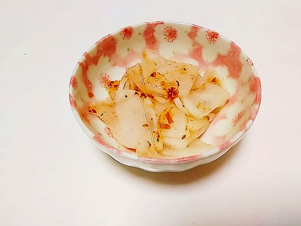 簡単♪副菜に♪大根の梅ドレッシング和え