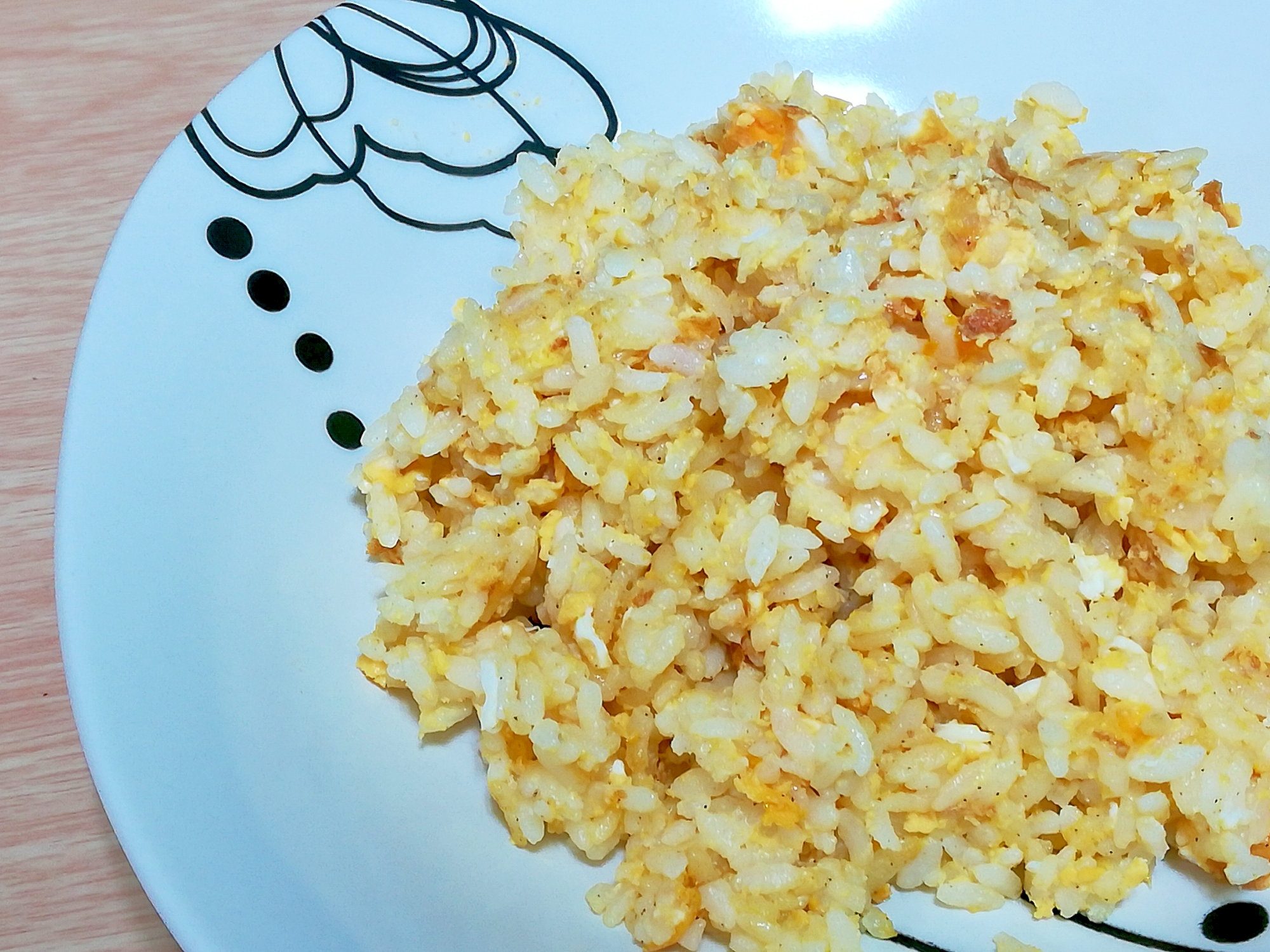 一人飯に 節約激安シンプルたまごチャーハン レシピ 作り方 By ぶちみ 楽天レシピ