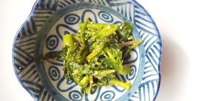 三陸つぼみ菜という野菜をいただきました。一手間かけたことで、美味しく出来たように思います。家族にも好評でした。