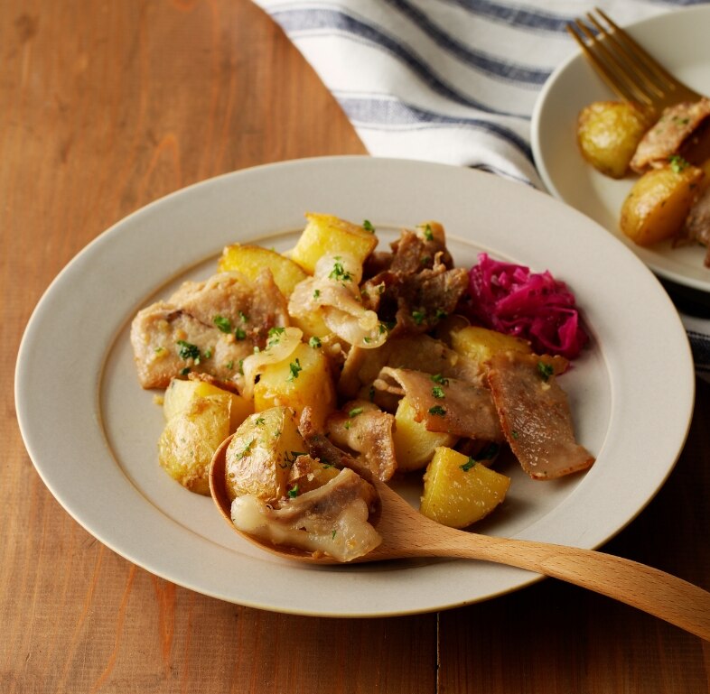 ジャーマンポテト おさかなのソーセージのジャーマンポテトサラダ | レシピ | ニッスイ