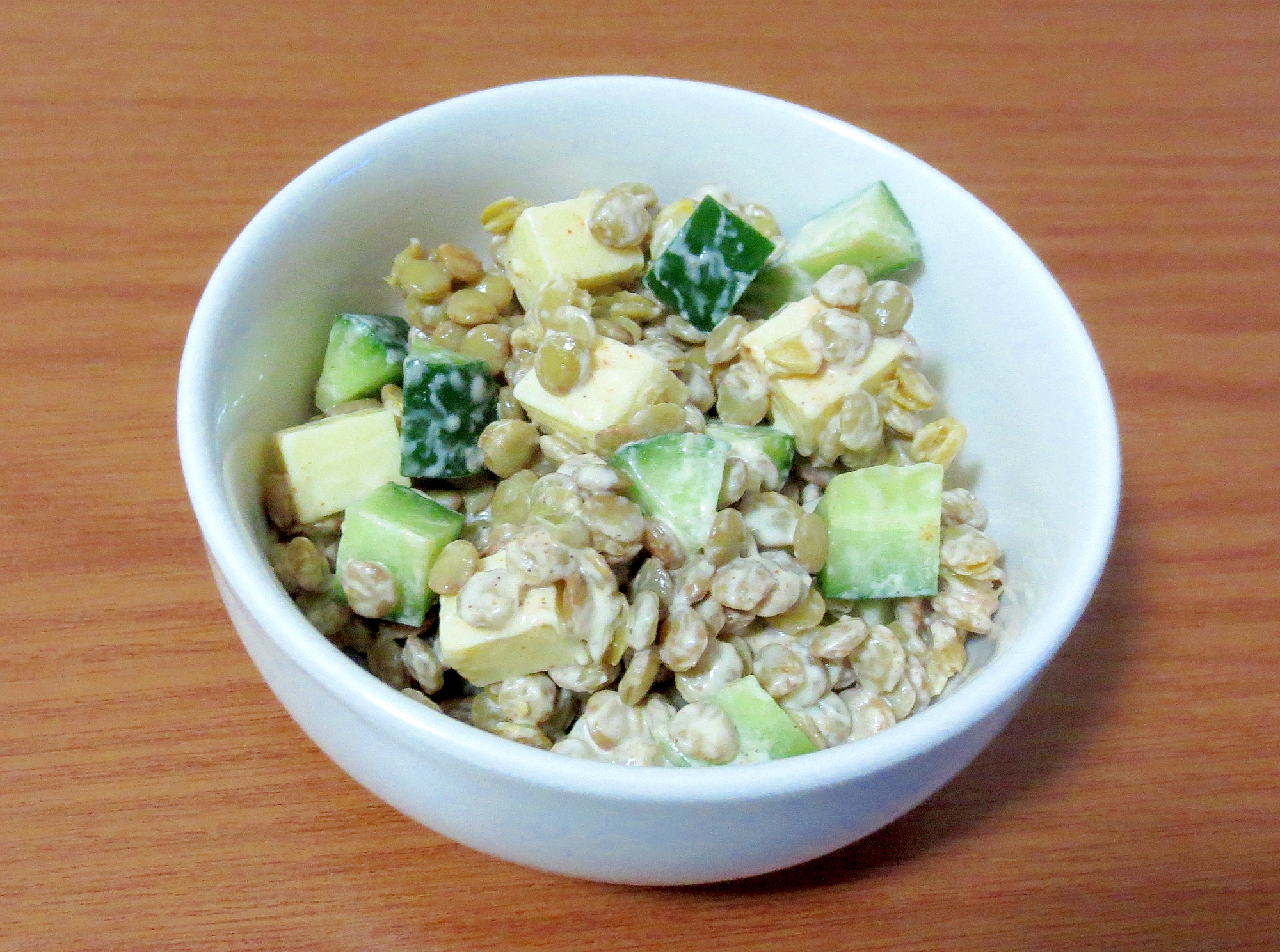 レンズ豆のカレーマヨ和えサラダ レシピ 作り方 By A S A P 楽天レシピ