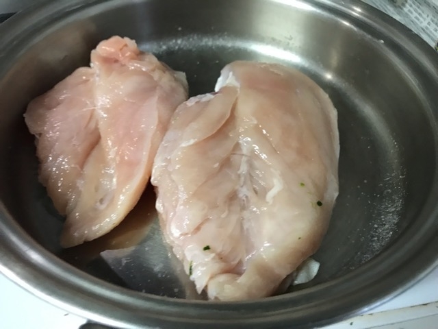 無水鍋調理 ムネ肉の鶏ハム レシピ 作り方 By 今日子さんの料理レシピ 楽天レシピ