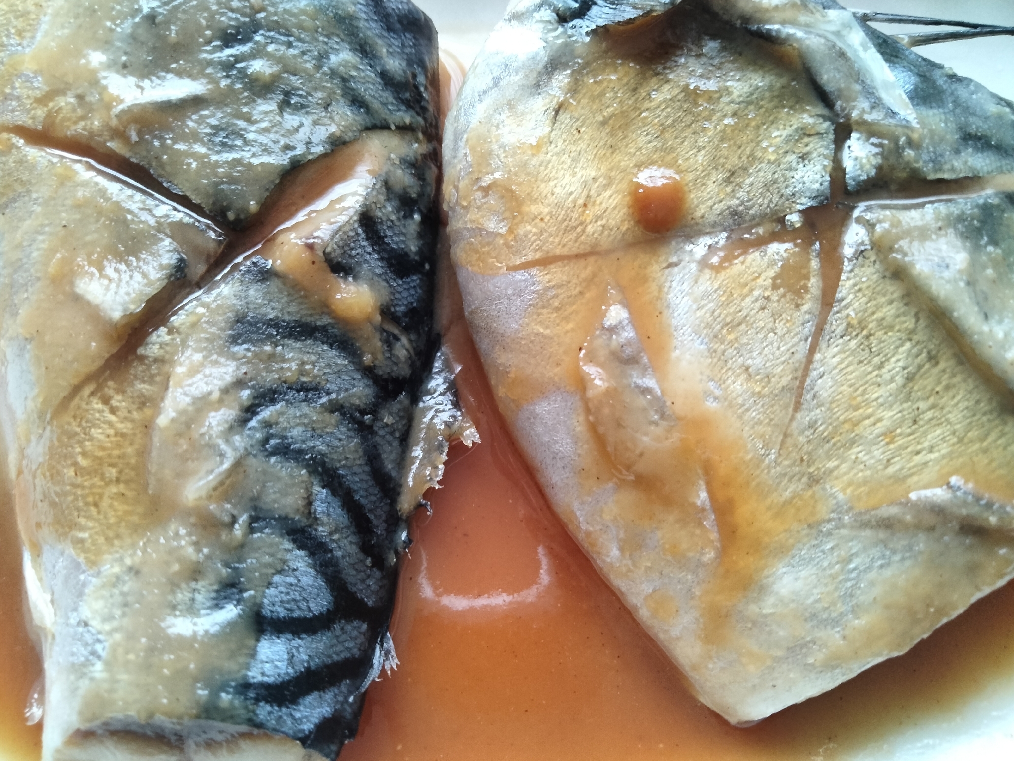 さばの味噌だれ。タレをかけるだけなので簡単!