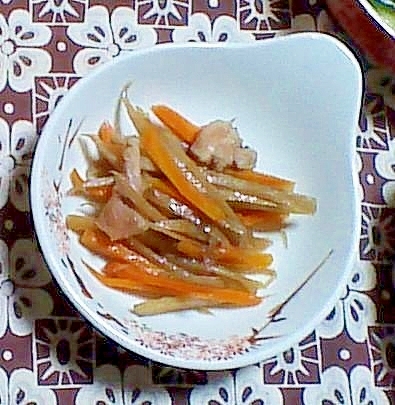 鶏もも肉きんぴらごぼう