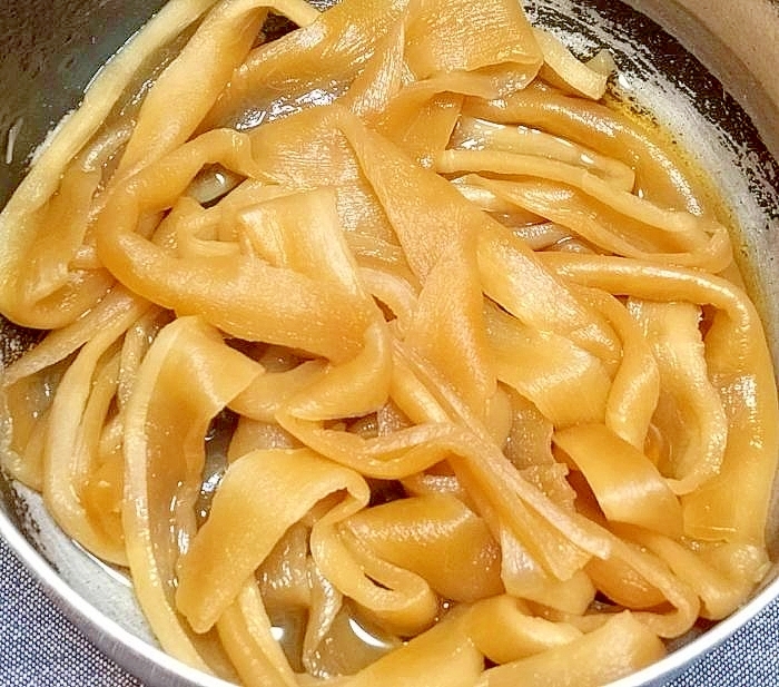 甘さ控えめの干瓢煮☆冷凍保存もOK