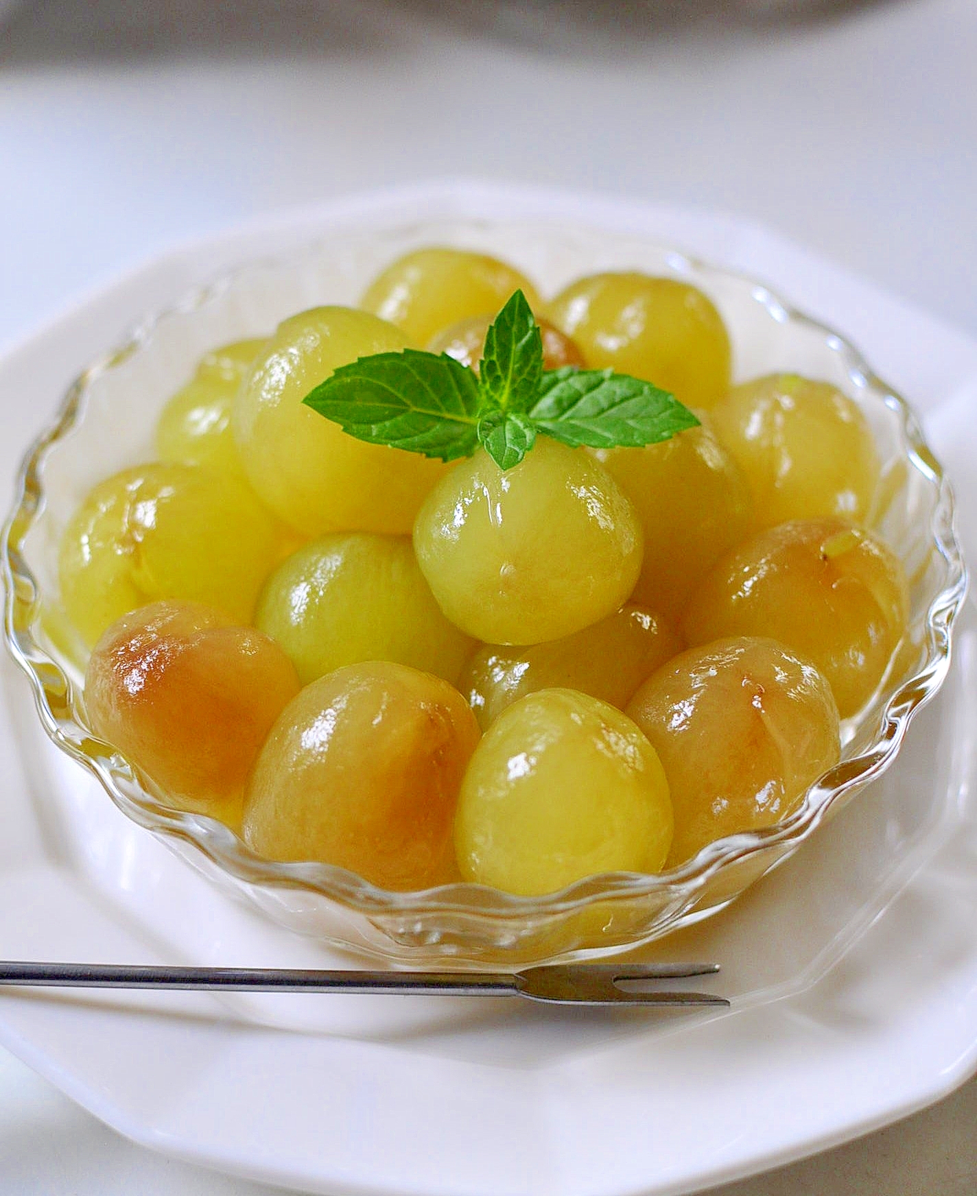 綺麗にぶどうの皮をむく方法 ぶどうの湯むき レシピ 作り方 By ねこすけ 楽天レシピ