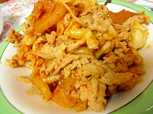 豚キムチカクテキ レシピ・作り方 by ミスチバス8823 - 楽天レシピ