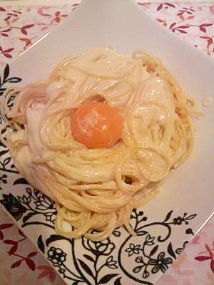 ヘルシー豆腐カルボナーラ