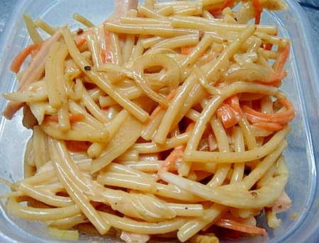 【うま塩】でスパゲティサラダ