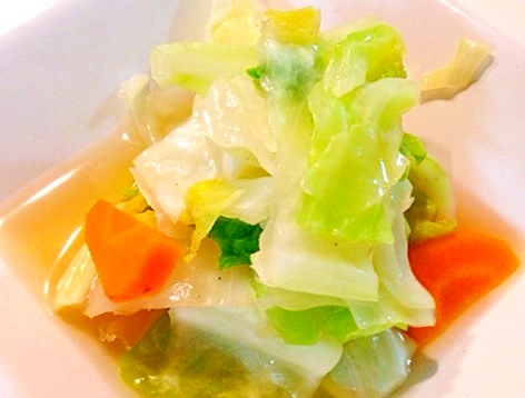 白菜とキャベツの葉物煮浸し レシピ 作り方 By Erika3362 楽天レシピ