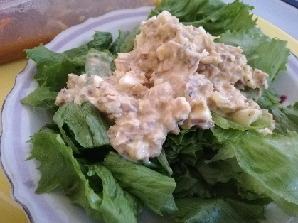 鯖缶タルタル丼