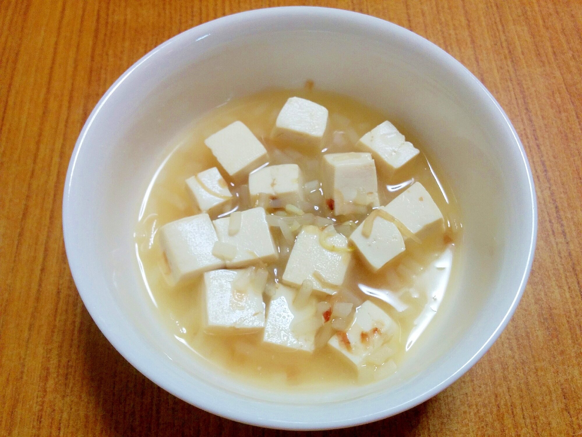 【離乳食】もやしと豆腐のお味噌汁