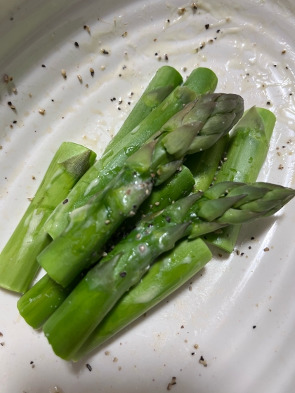 【お鍋不要】アスパラのレンジ蒸し