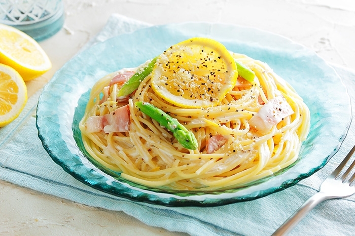 ひんやりさっぱり！夏のレモンクリームパスタ【頑張りすぎない家族ごはん#27】