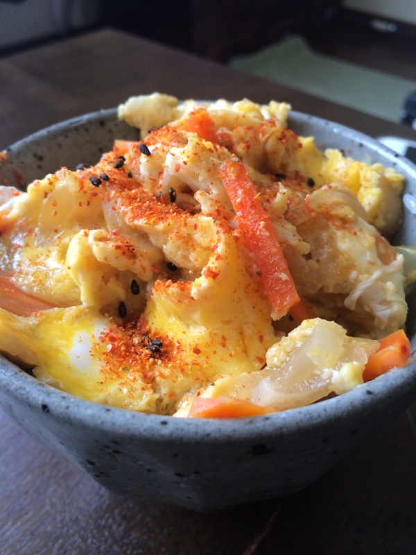 甘めの味付け　親子丼