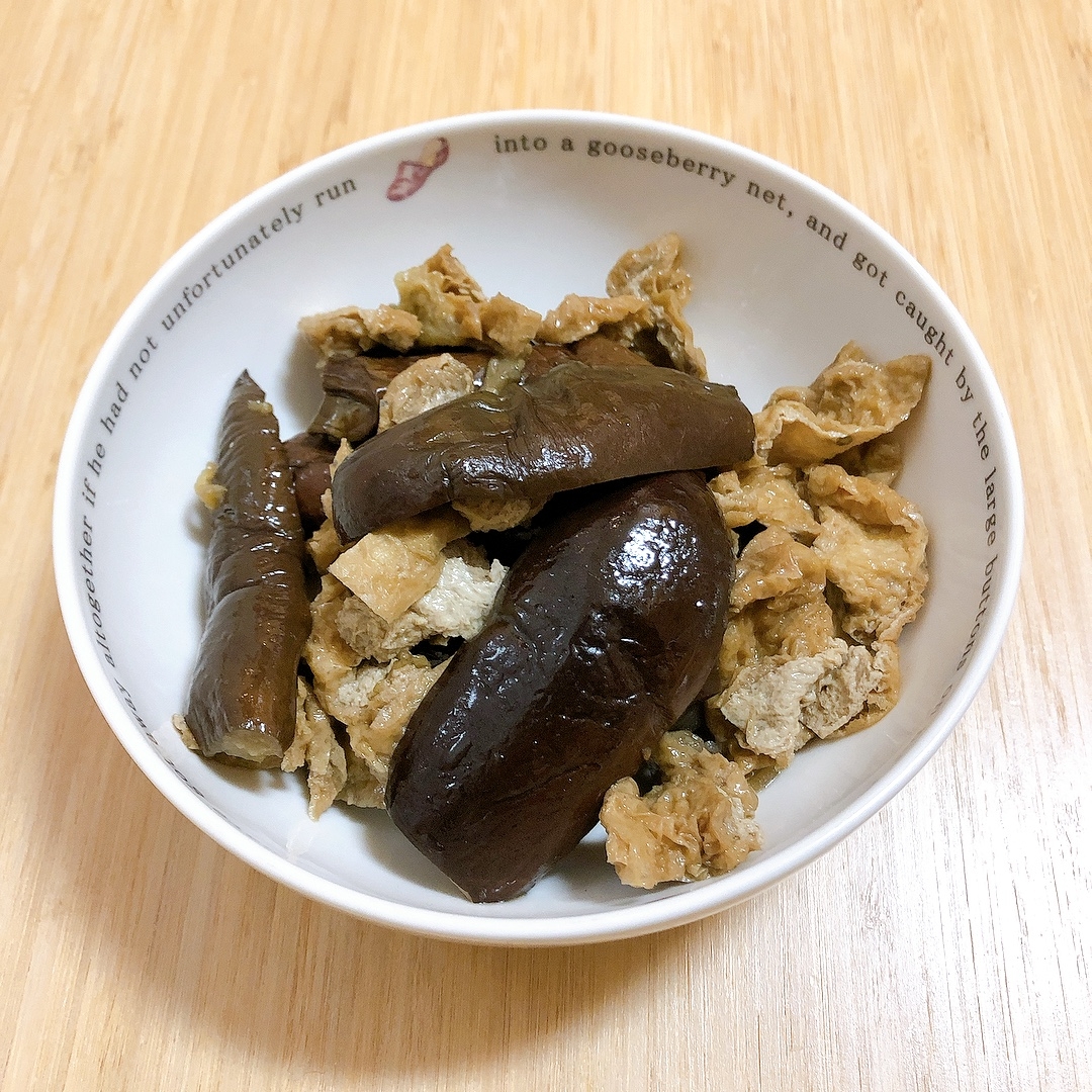 ホットクックで！なすと油揚げの煮物