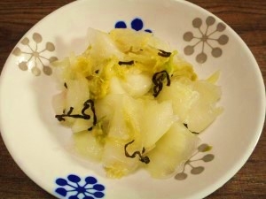 白菜の簡単漬け