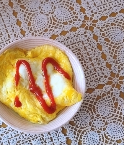 ヘルシーなのにトロトロなオムライス用卵の焼き方