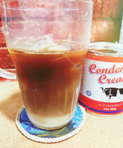 ベトナムアイスコーヒー風♡練乳