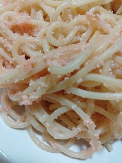 揚げ玉明太パスタ