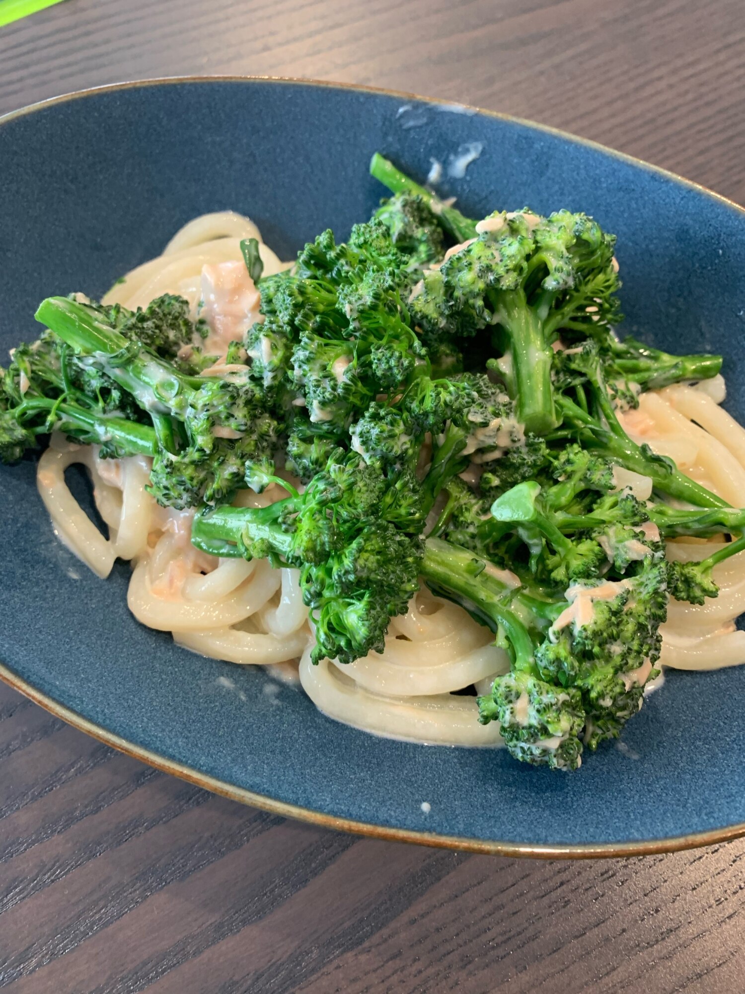 フォローアップミルクでツナクリームうどん レシピ・作り方 by 