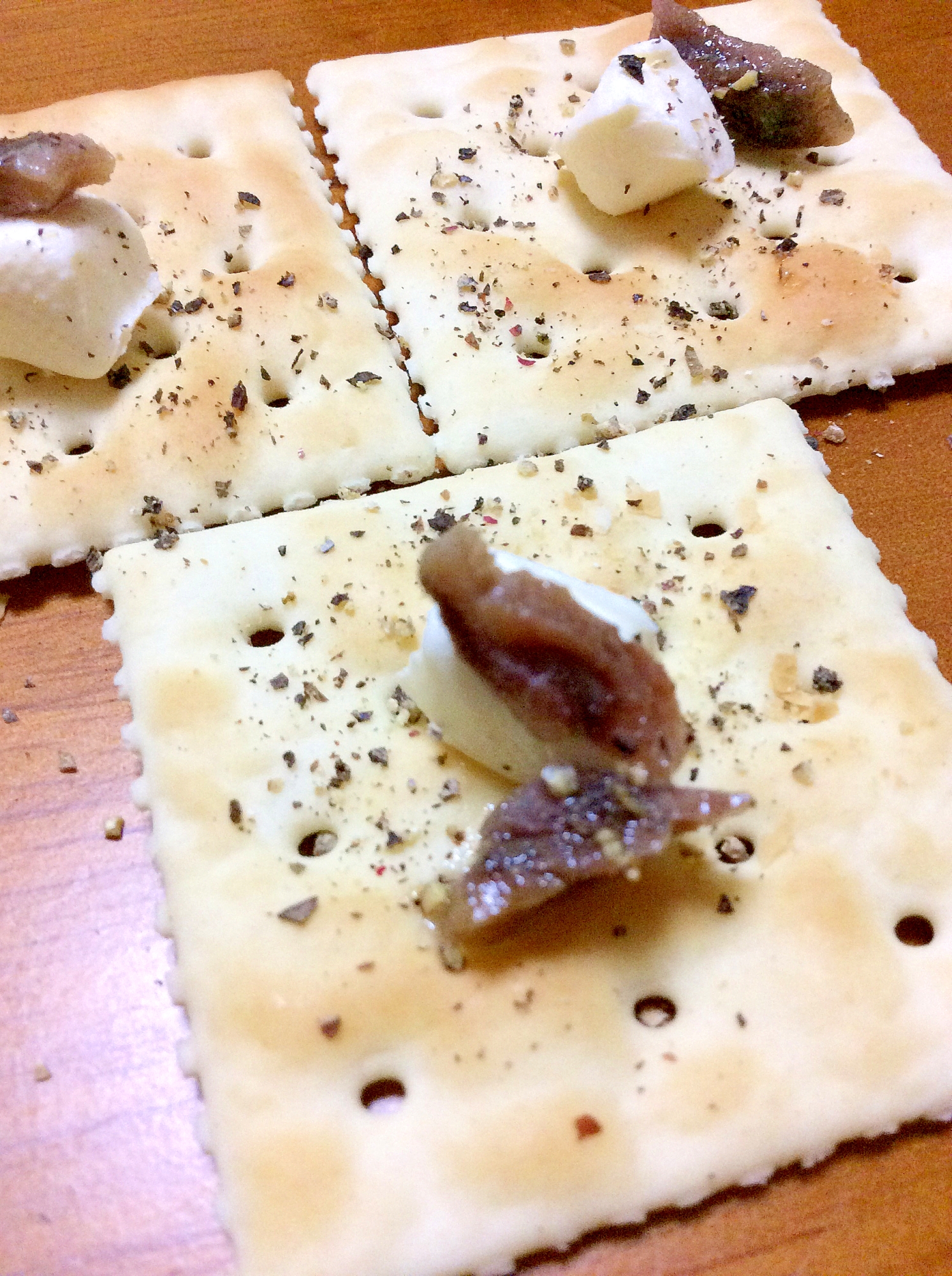 クラッカークリームチーズアンチョビ レシピ 作り方 By りょうま3784 楽天レシピ クラッカークリームチーズアンチョビ レシピ 作り方 By りょうま3784 楽天レシピ