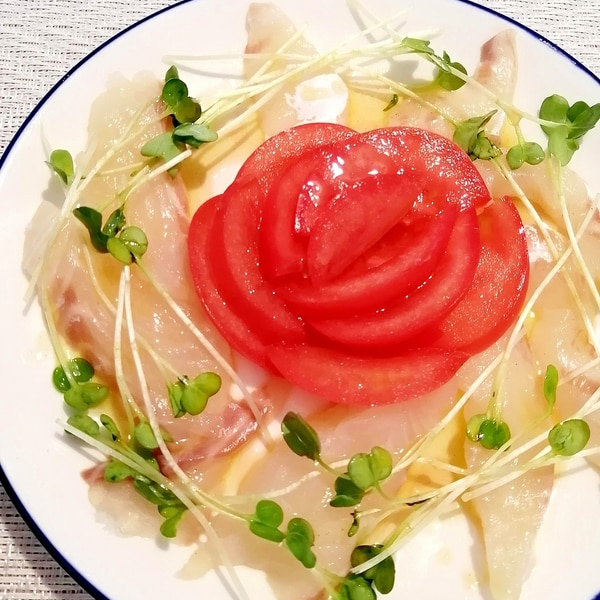 母の日に 鯛のカルパッチョ レシピ 作り方 By グリーンエメラルド 楽天レシピ 母の日に 鯛のカルパッチョ レシピ 作り方 By グリーンエメラルド 楽天レシピ