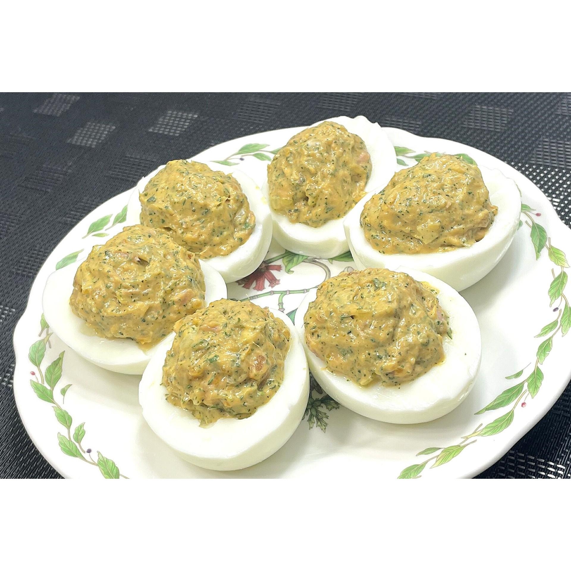 ツナのスタッフドエッグ★動画あり★