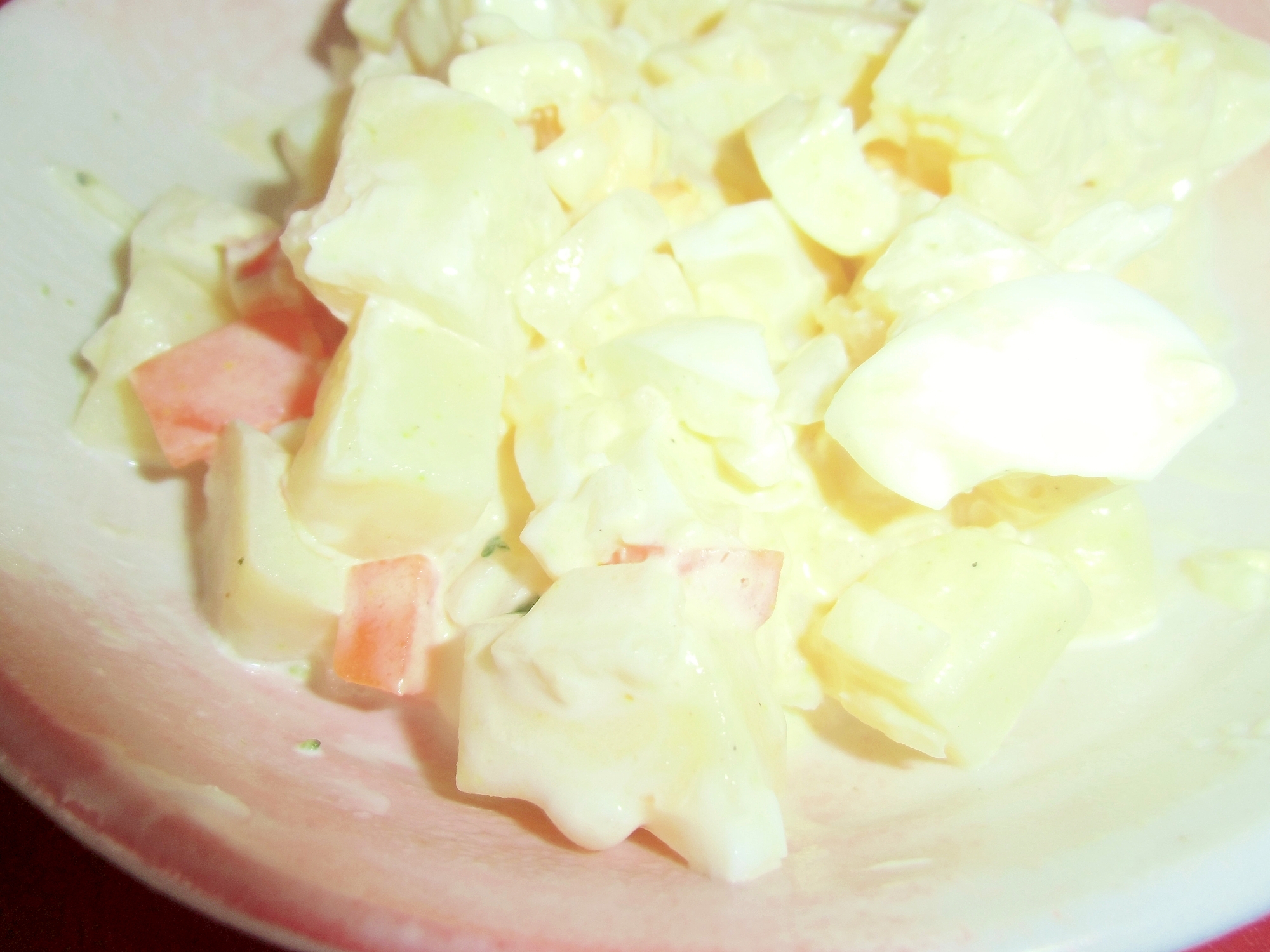 コロコロチーズのカレーポテトサラダ