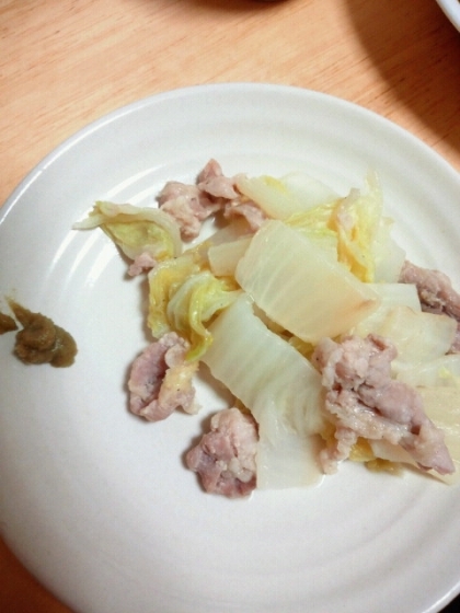 10分でしっかり☆豚と白菜の蒸し煮