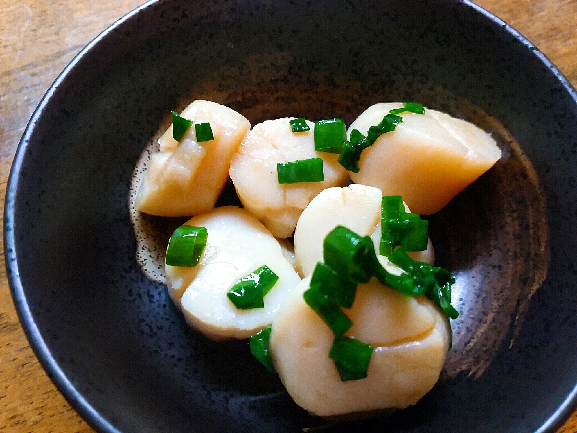 ホタテ貝柱の葱バター醤油 レシピ 作り方 By のん786 楽天レシピ