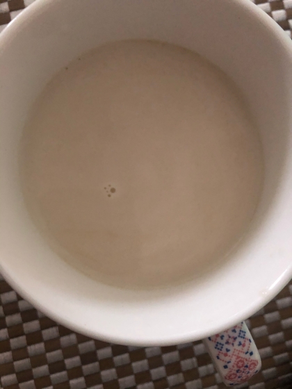 ホット麦茶牛乳（ノンシュガー）