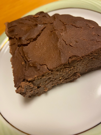 材料4つで簡単チョコレートケーキ