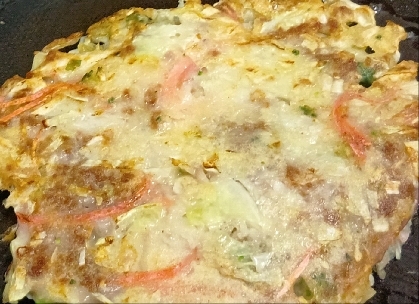 カレー風味のお好み焼き