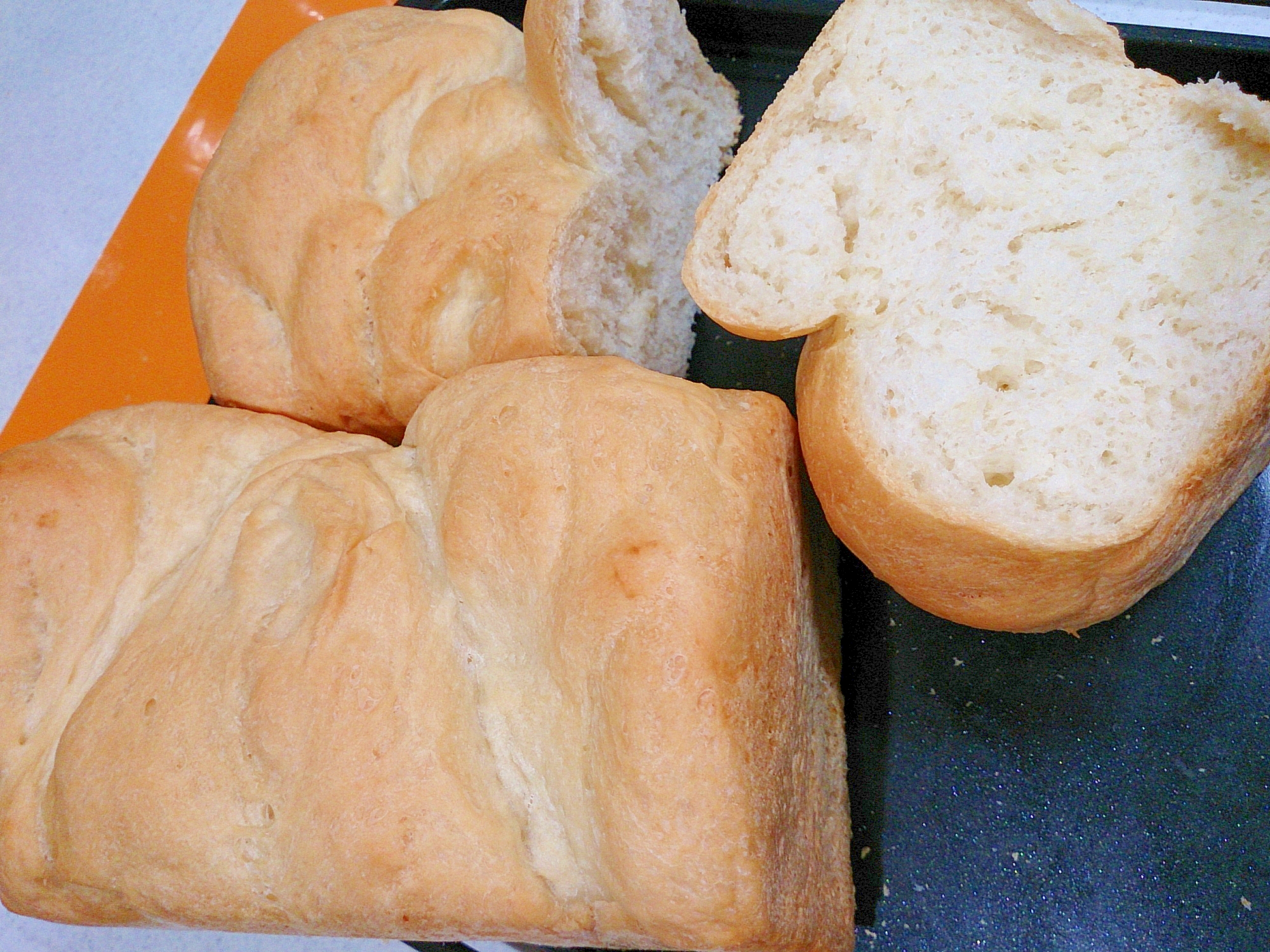 ２斤用のHBとオーブンでミニサイズ食パン大量生産