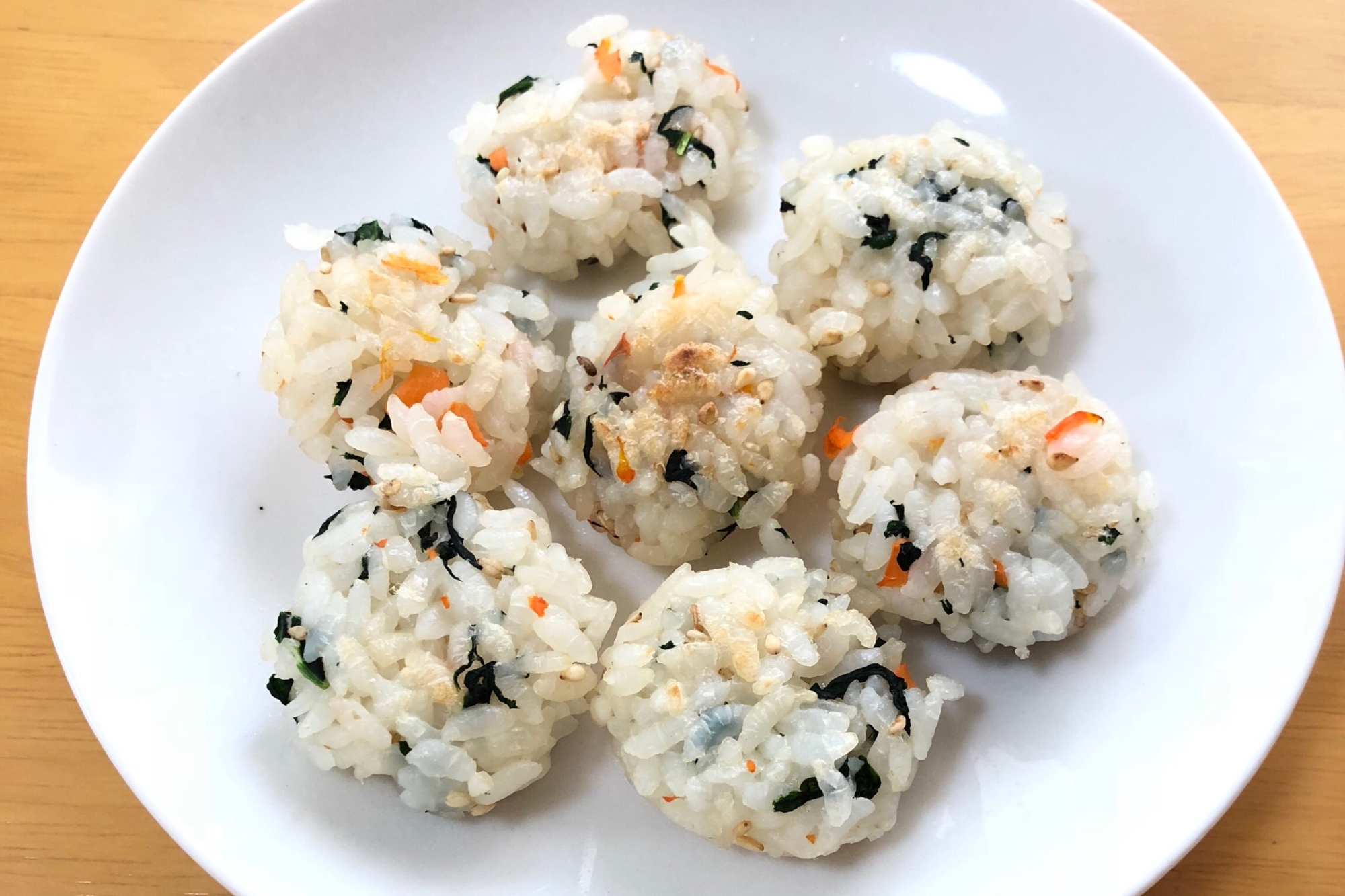 幼児食☆しょうゆ風味の焼きおにぎり