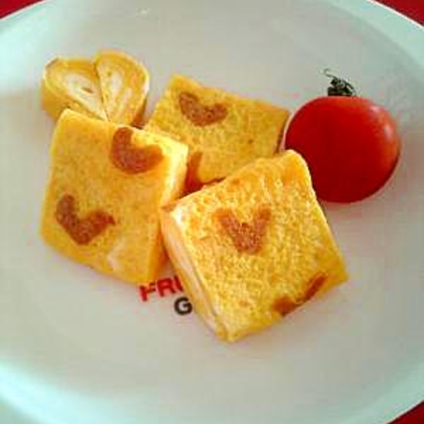 かわいい ハート柄 たまご焼き レシピ 作り方 By Mamizz 楽天レシピ かわいい ハート柄 たまご焼き レシピ 作り方 By Mamizz 楽天レシピ