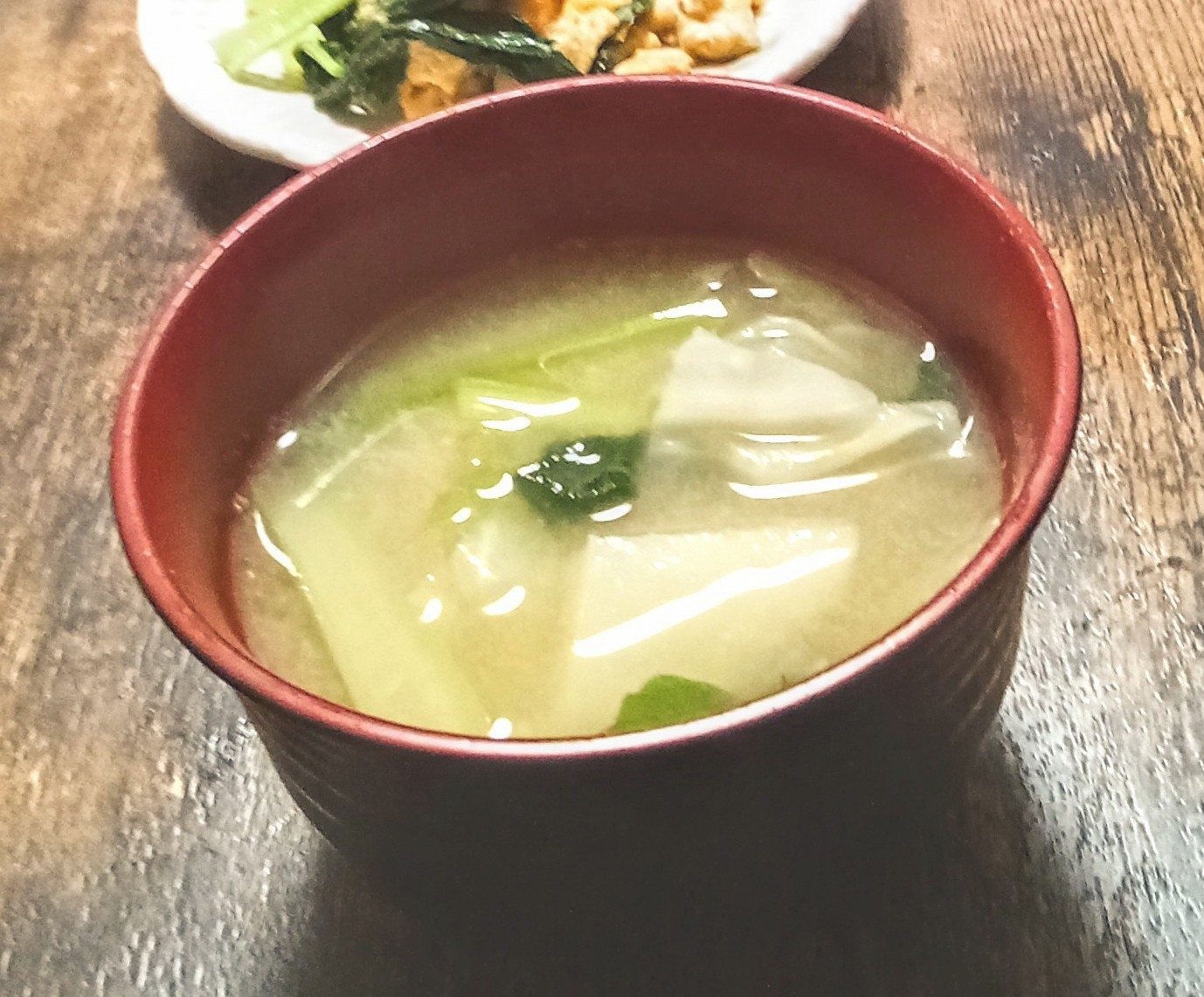 キャベツ・小松菜・じゃがいもで味噌汁〜毎日味噌汁〜