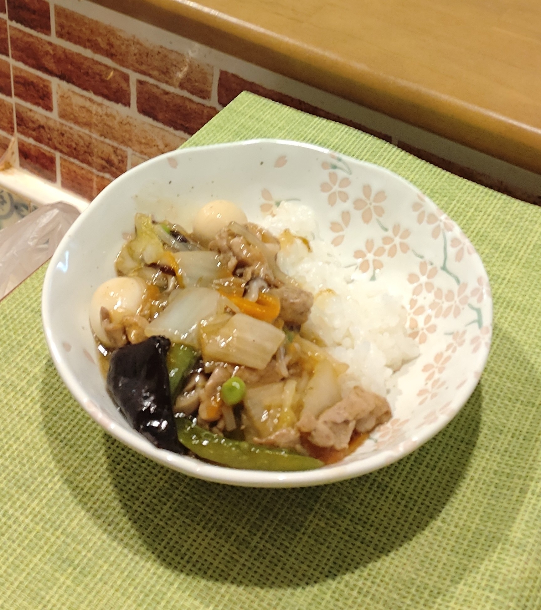 野菜たっぷり中華丼