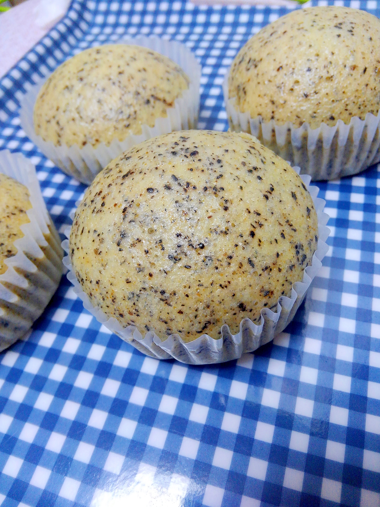 すりごまきなこの蒸しパン レシピ 作り方 By びいまま 楽天レシピ