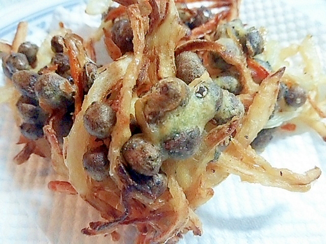 むかごのかきあげ&天ぷら