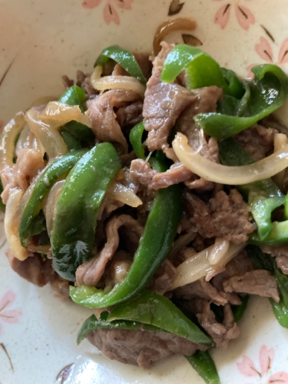 ご飯にあうあう♪ピーマン牛肉炒め